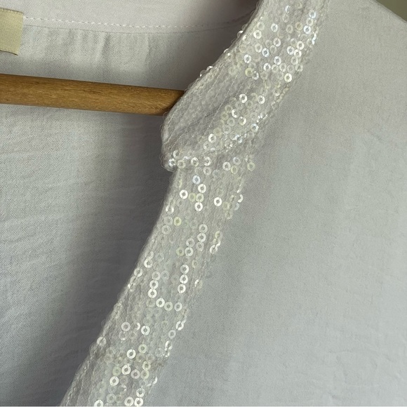 Laura Plus Sequin detail V-neck blouse size 3X - Picture 11 of 16